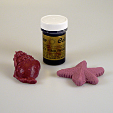 Colours and Flavours - Paste Colour DUSKY PINK/WINE 25g
