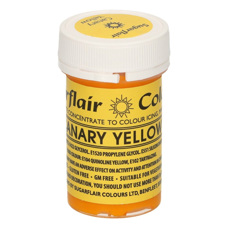 Colours and Flavours - Paste Colour CANARY YELLOW 25g