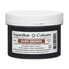 Оцветители и есенции - Сладкарска боя - гел - DARK BROWN 400 гр