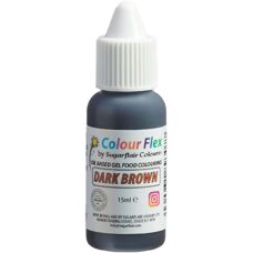 Sugarflair Colourflex DARK BROWN 15ml