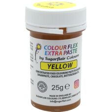 Colours and Flavours - Sugarflair Colourflex Extra Paste YELLOW - 25g