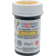 Colours and Flavours - Sugarflair Colourflex Extra Paste GOLDEN - 25g