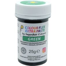 Colours and Flavours - Sugarflair Colourflex Extra Paste GREEN - 25g