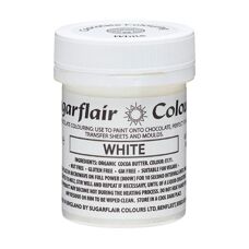 Sugarflair Chocolate Paint White 35g