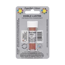 Sugarflair Edible Lustre CHRISTMAS RED - 2g