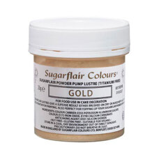 Sugarflair Pump Refill - Gold- E171 Free 25g