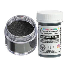 Sugarflair Edible Lustre MIDNIGHT BLACK - 4 g