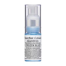 Colours and Flavours - Sugarflair Pump Spray Powder Puff Dust - FROZEN BLUE - 10g