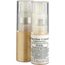 Sugarflair Pump Spray Powder Puff Dust - PEARL - 10g