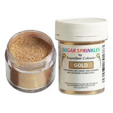 Sugarflair Sugar Sprinkles - GOLD 40g