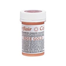 Colours and Flavours - Edible Matt Paint - Rose Gold - E171 Free 35g
