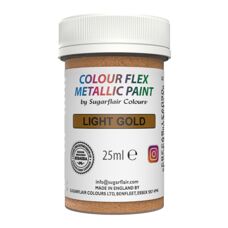 Оцветители и есенции - Сладкарска перлена боя за рисуване - LIGHT GOLD