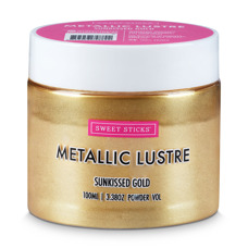 Metallic Lustre Powder EdibleArt - Sunkissed Gold 100 ml