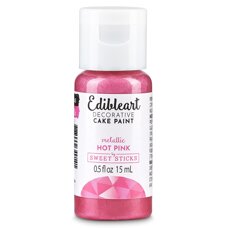 Оцветители и есенции - Оцветител металик EdibleArt - Hot Pink