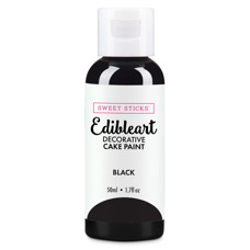 Оцветител матов EdibleArt - Black 50 мл