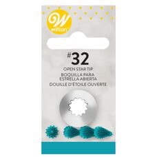 Standard Tips - Decorating Tip #032 Open Star Carded