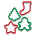 Wilton Grippy Cutter Christmas set/4