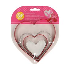 Cookie Cutter Metal Nesting Heart Set/4
