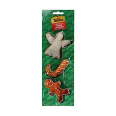 Cookie Cutters - Wilton Cookie Cutter Gingerman - Candy Cane - Angel set/3