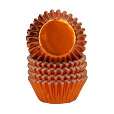 Мъфини и торти - Мини форми за печене Wilton - оранжеви металик