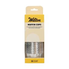 Cakes and Muffins - Wilton Muffin Cups Silver pk/50