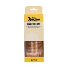 Мъфини и торти - Кофички за мъфини Wilton - винтидж златисти 50 бр.