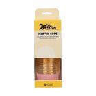 Wilton Muffin Cups Baby Pink/Gold pk/50