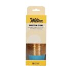 Wilton Muffin Cups Blue/Gold pk/50