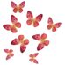 Wilton Edible Wafer Decorations Butterflies Pink set/8