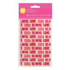 Decoration Materials - Mini Treat Bags Love pk/20
