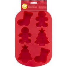 Silicone Mold Stocking/Gingerbread Boy/Tree